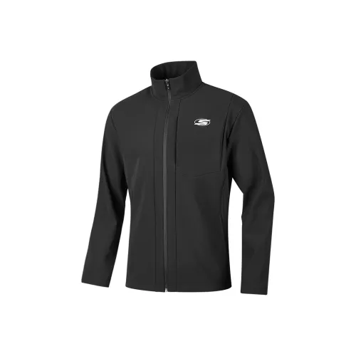 Skechers Basic Sports Series Jackets Coats Men's Carbon Black