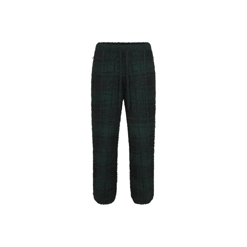 SKIMS Fake Day Collection FW24 COZY KNIT UNISEX JOGGER Casual Pants Unisex Cypress Plaid/Cypress Check-0