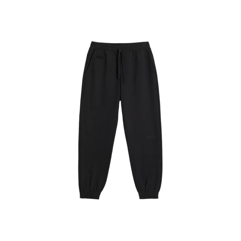 8on8 X GAP 8ON8 Co branded Model Knitted Sweatpants Men Black-0