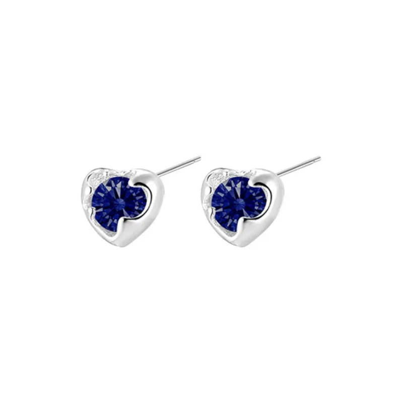 MACE MAVA Zircon With 925 Sterling Silver Pin Stud Earrings Unisex-12