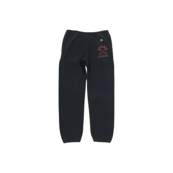 Champion Reverse Weave FW24 Knitted Sports Pants Men's Beige Black