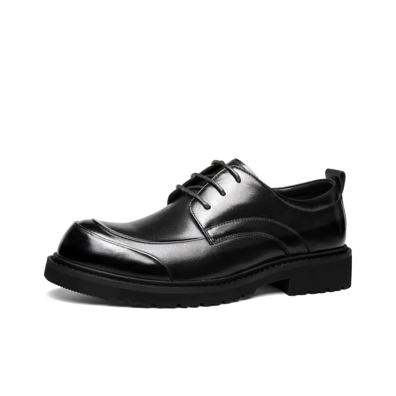 HAPPY DINO Men's Casual Shoes Men Low Top Black, Brown-1