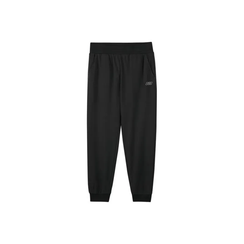Skechers Colorful Knitted Sports Pants Men's Carbon Black-0