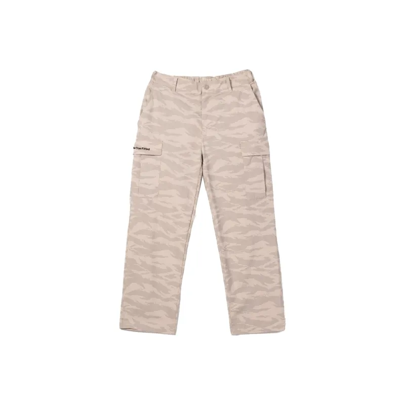 New Era Casual Pants Unisex Gray Coffee Camouflage-0