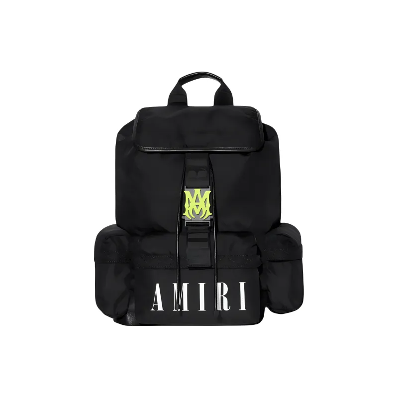 AMIRI Nylon Backpack Men's Black-0