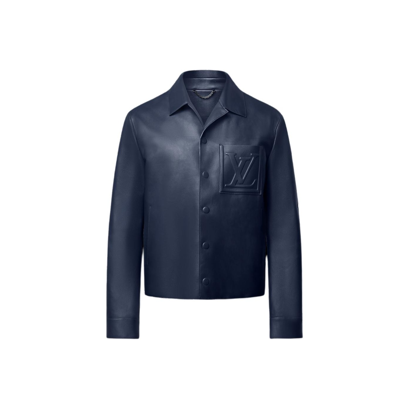 LOUIS VUITTON Leather Jackets Men Marine Blue - POIZON LOUIS VUITTON Leather Jackets Men Marine Blue - POIZON