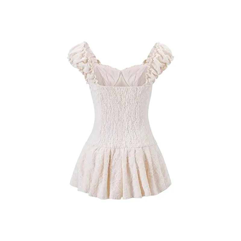 SECFLY OFFICIAL Slip Dress Women's Ecru-1
