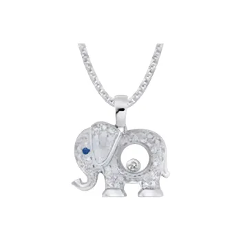 CHOPARD 18K White Gold Necklaces Unisex Silver