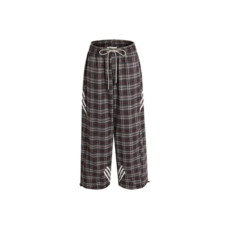 LIUREGALI Casual Pants Unisex Brown-0