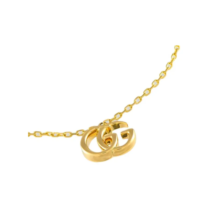 GUCCI 18K Yellow Gold Double G Bracelet-1