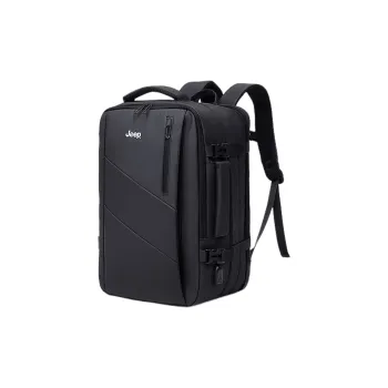 Jeep Fabric Backpack Men's Black
