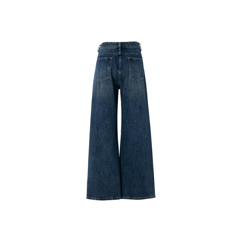 SOON FLOWER Jeans Women's Blue-1