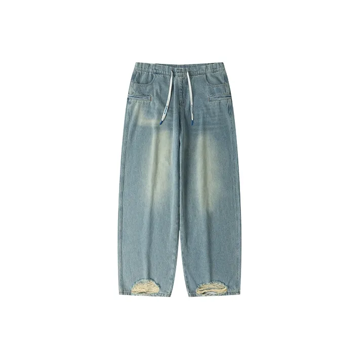 COUNTRY MOMENT SS24 Jeans Men's Sand-Washed Blue-0
