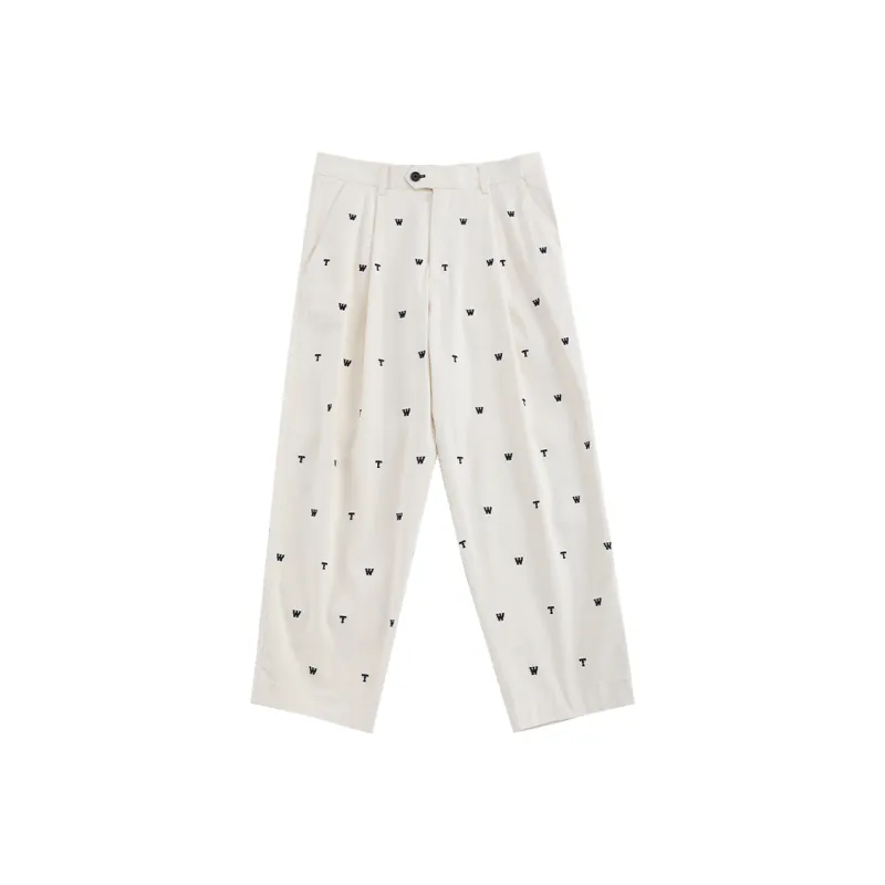 Teenie Weenie Men Casual Pants Unisex Ivory-0