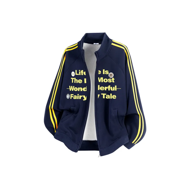 Warrior Huichao Open-Ended Smile Collection Baseball Jacket Unisex-5