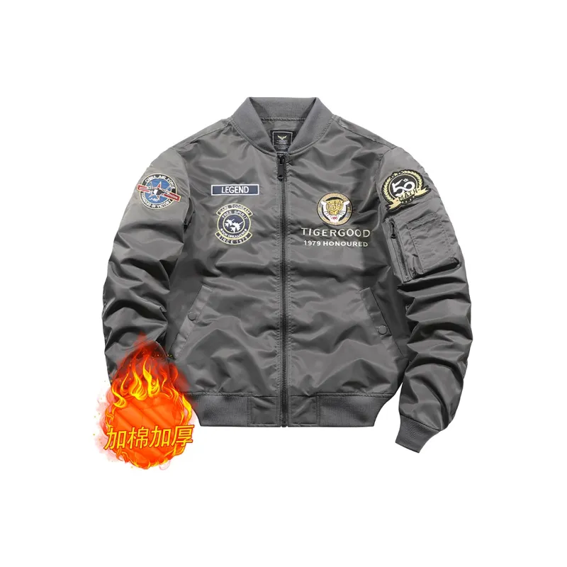 TREK&TRAVEL Baseball Jacket Men's-17