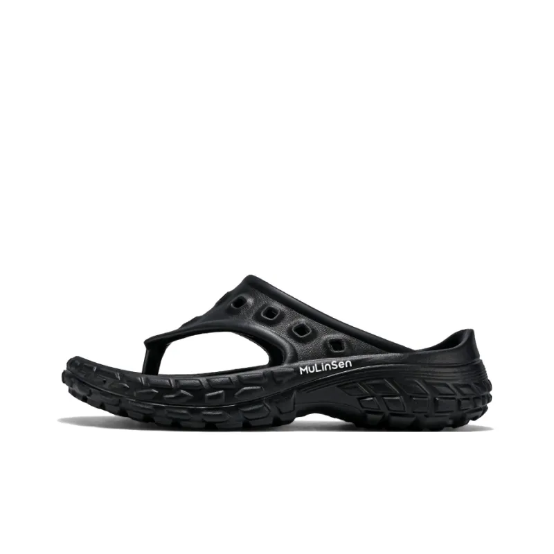 Mulinsen Odor Resistant Slip Resistant Flip Flops Men's-0