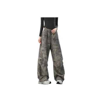 DJ.SPIRIT Casual Pants Unisex Gray