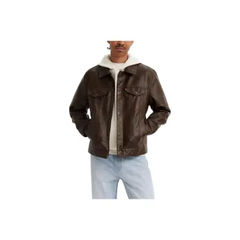 Levi’s Leather Jacket Men's Brown