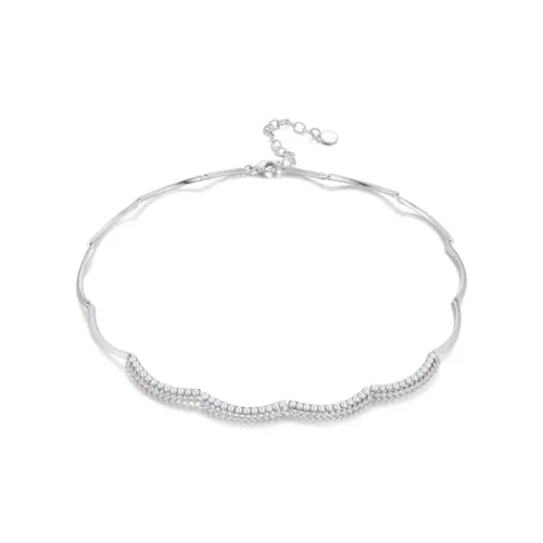 BLINK DAY Copper Alloy Zircon Necklaces Women's