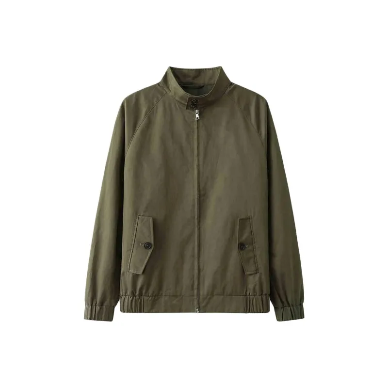 BY CREATIONS Jackets Coats Men's Army Green-0
