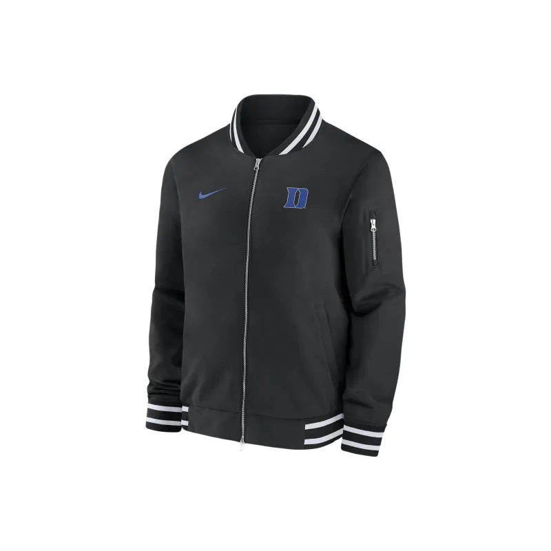 Nike Duke Blue Devils Sideline Men's Nike College Full-Zip Bomber Jacket-0