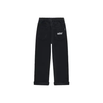 SANTASTIC Jeans Men Black Fleece-Lined