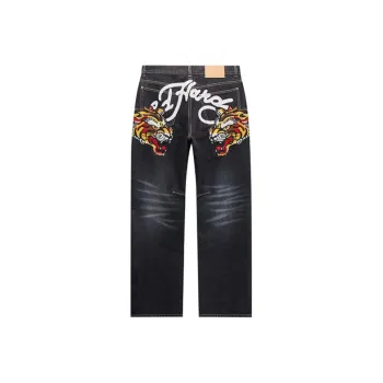 Ed Hardy SS25 Jeans Men's Black