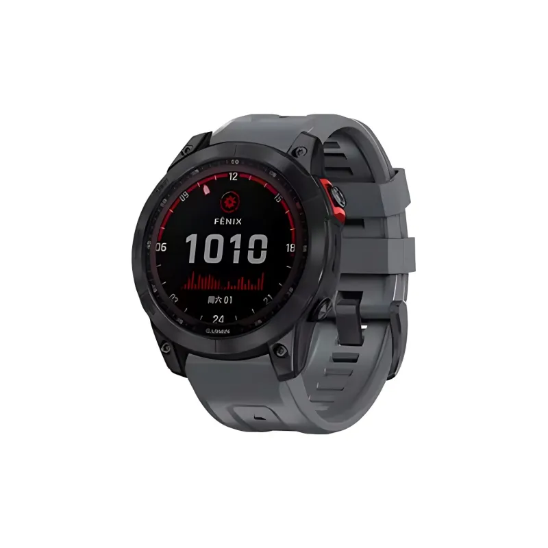 IXN Watch Band Garmin Fenix 7x/6X/5 Pro Compatibility Silicone Material-4