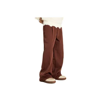 GTRG Casual Pants Unisex Rusty Red