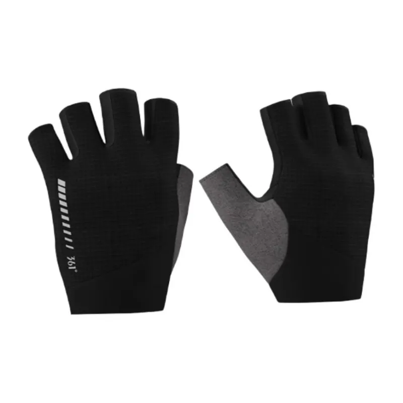 361° Cycling Gear Half Finger Gloves Everyday Unisex Black-1