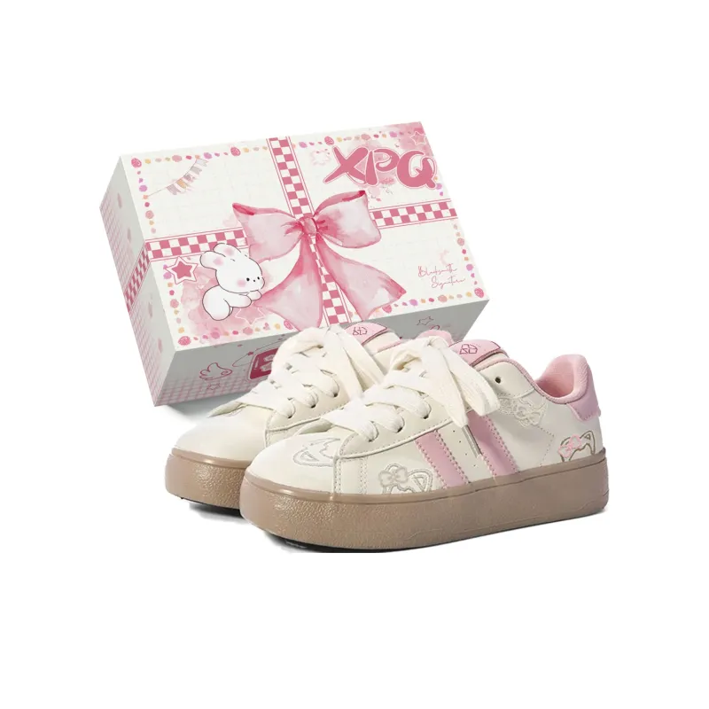 XPQ Coverage Slip Resistant And Abrasion Resistant Low Top Skateboard Shoes Women's-0