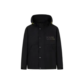 KARL LAGERFELD FW21 Trench Coat Men's Black