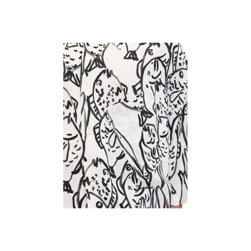 Jacquemus Fish Print Boxy Shirt-2
