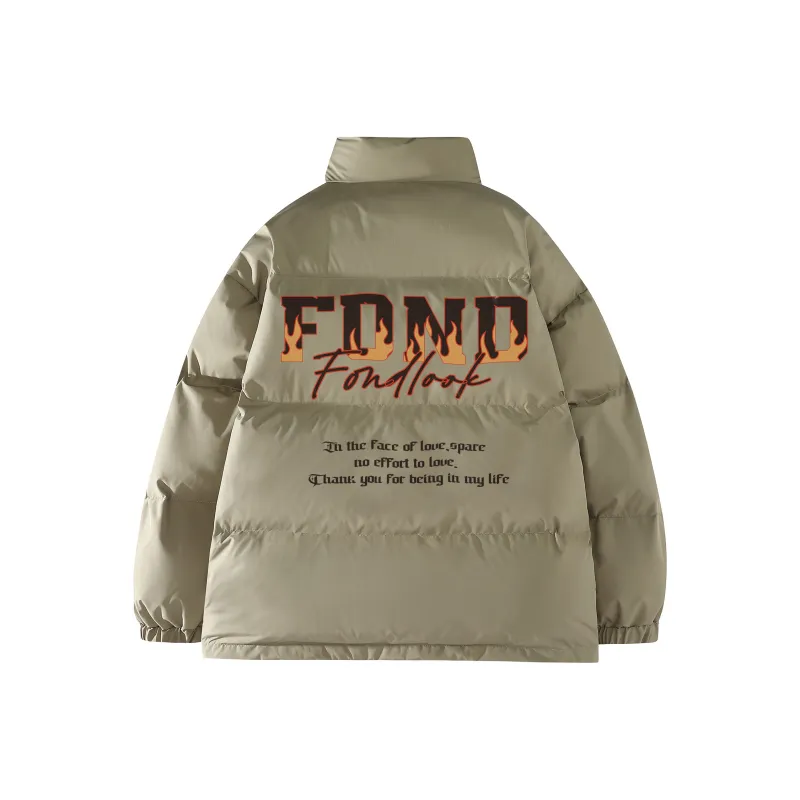 FONDLOOK Puffer Jackets Unisex-12