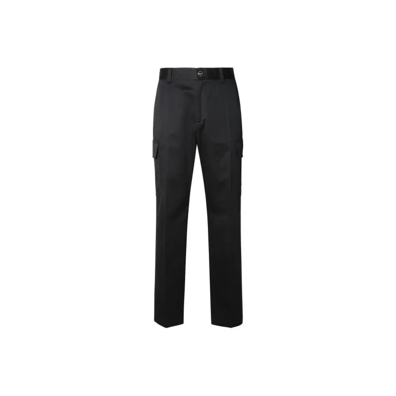 VERSACE Logo Embroidered Cargo Pants-0