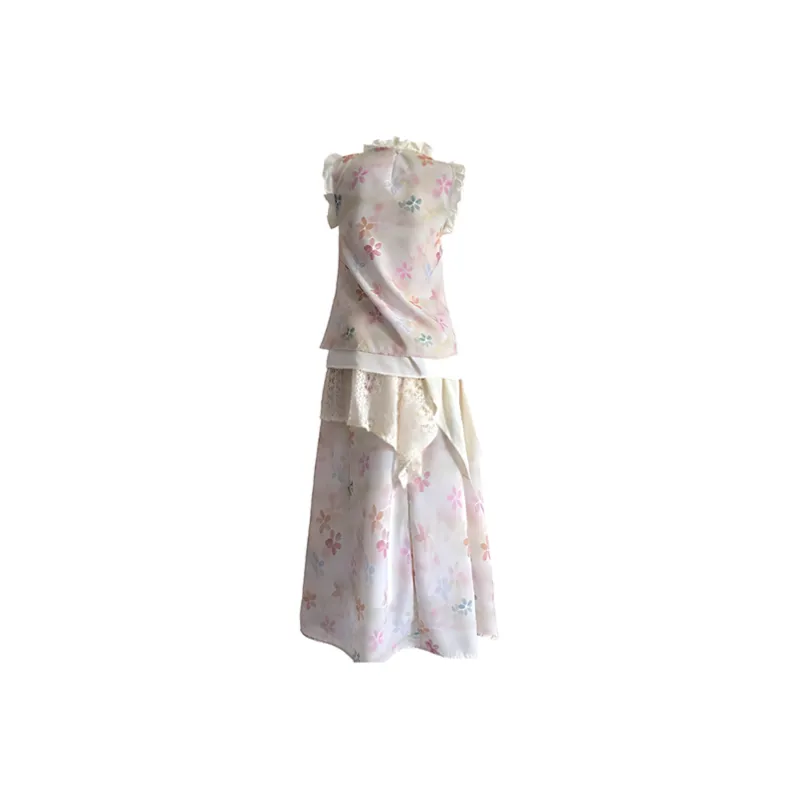 Manekniv Two Piece Skirt Sets Women's Floral Clothing Sets-1
