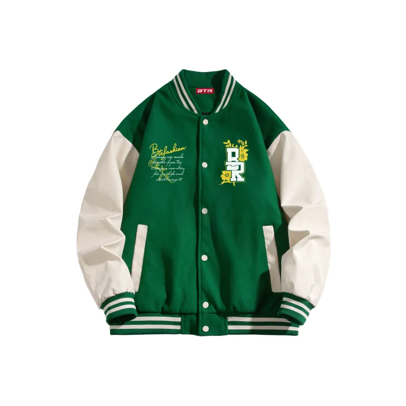 BTR Baseball Jacket Unisex Dark Blue-4