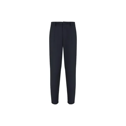 EMPORIO ARMANI Travel Essential Virgin Wool blend Trousers With Pleats