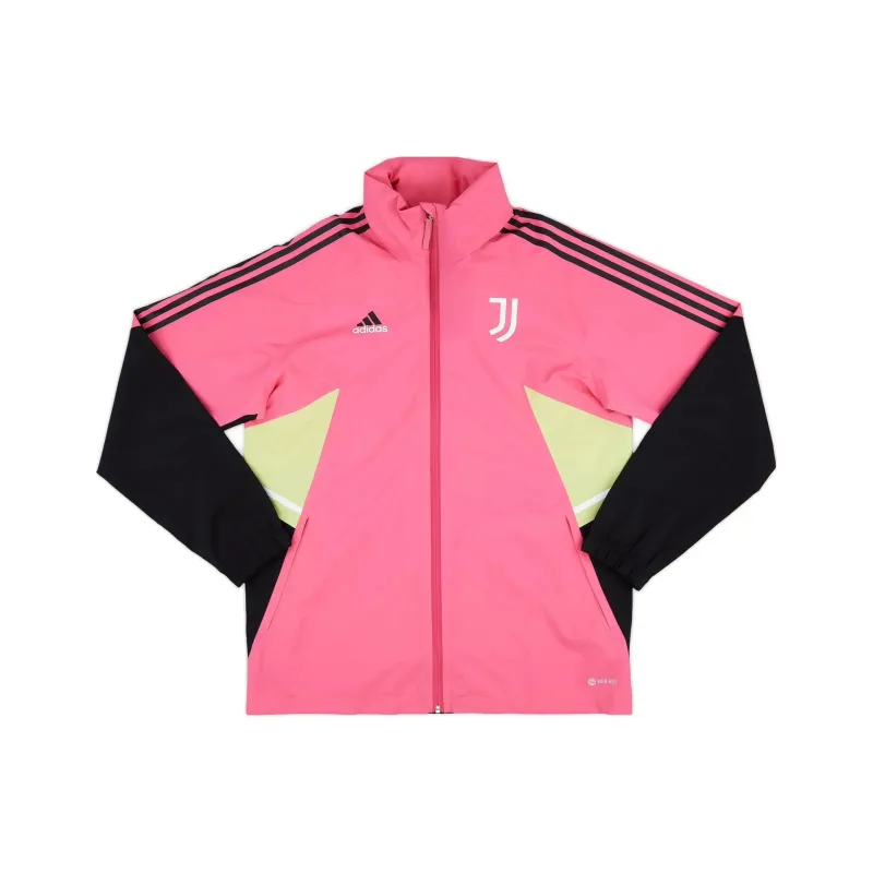 Adidas Juventus Jackets Coats Unisex Pink Black-0
