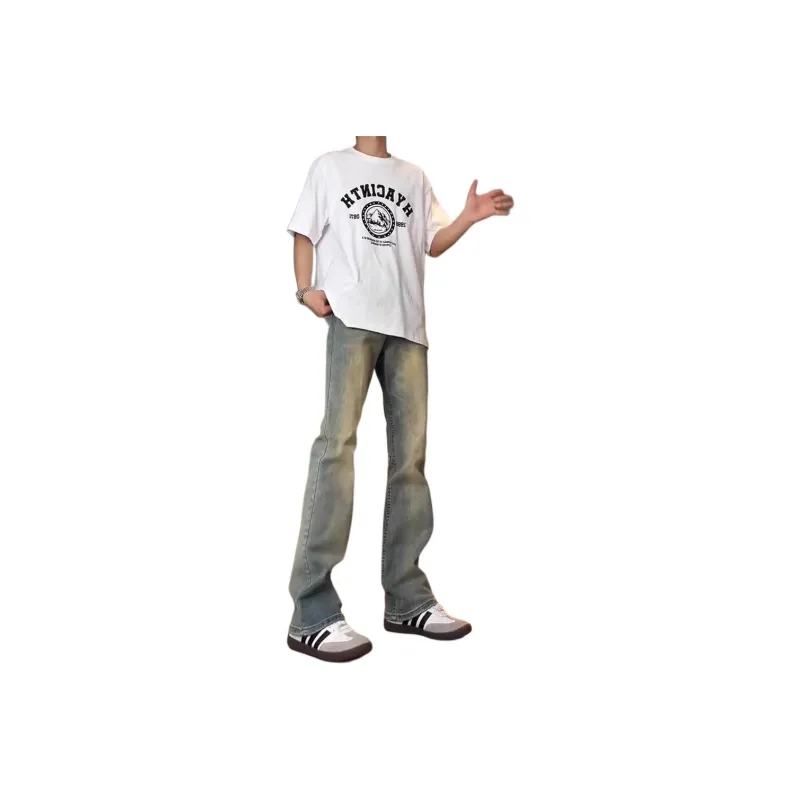 KVIV Jeans Men's Army Green Camouflage-17