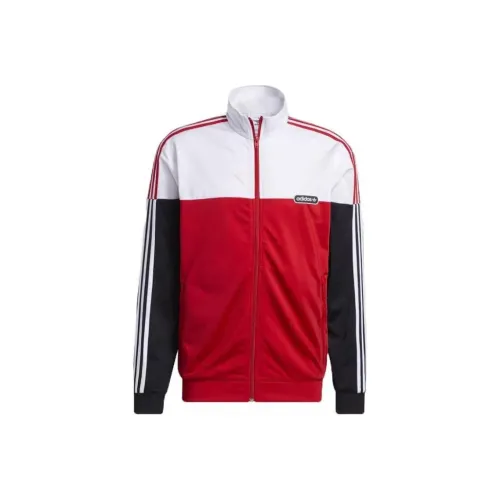 Adidas Originals Firebird Sweatsh Irt Split Jackets & Coats Men's White