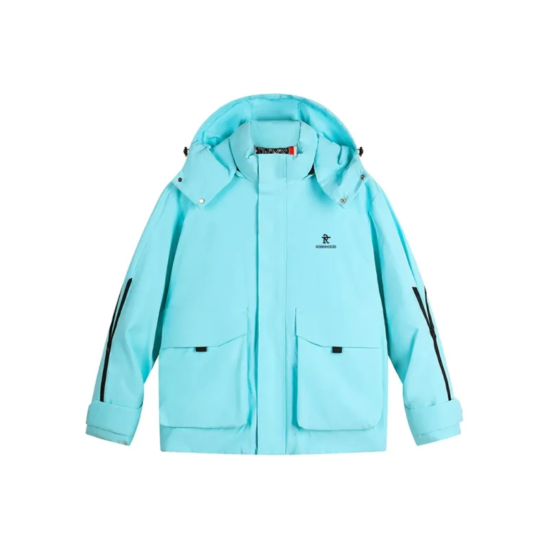 ROBINHOOD Warm Cold Resistant Water Resistant Water Repellent Rainproof Windproof Windbreaker Jacket Unisex-10