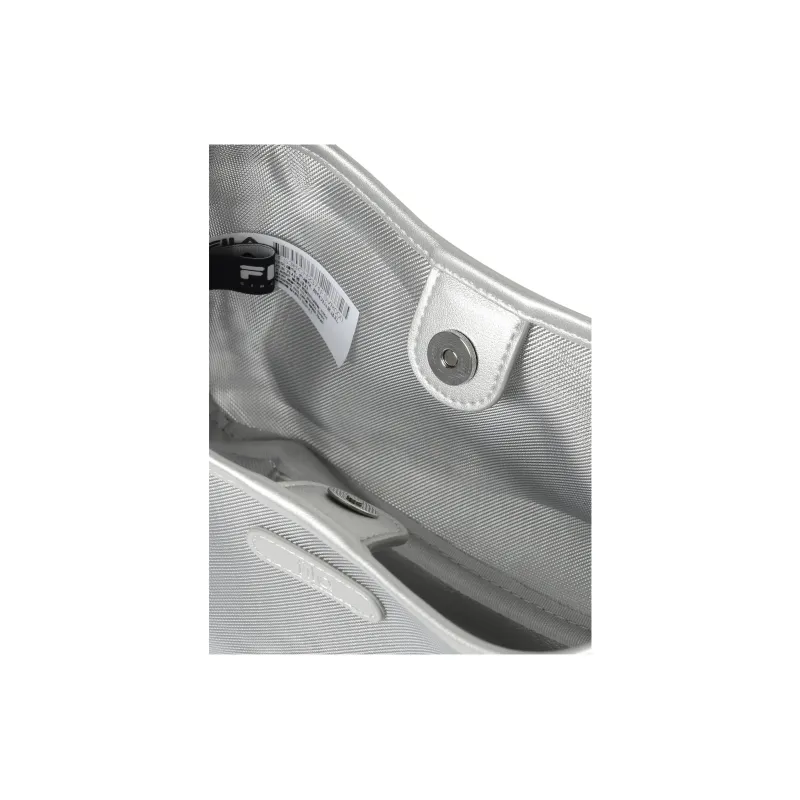 FILA Nylon Hobo Bag Shoulder Bag Women's Silver-2