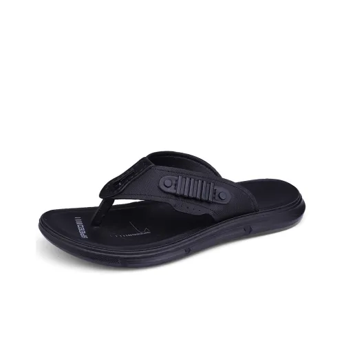 Shiozawa Rubber Sole Stitching Quick Dry Flip Flops Men's