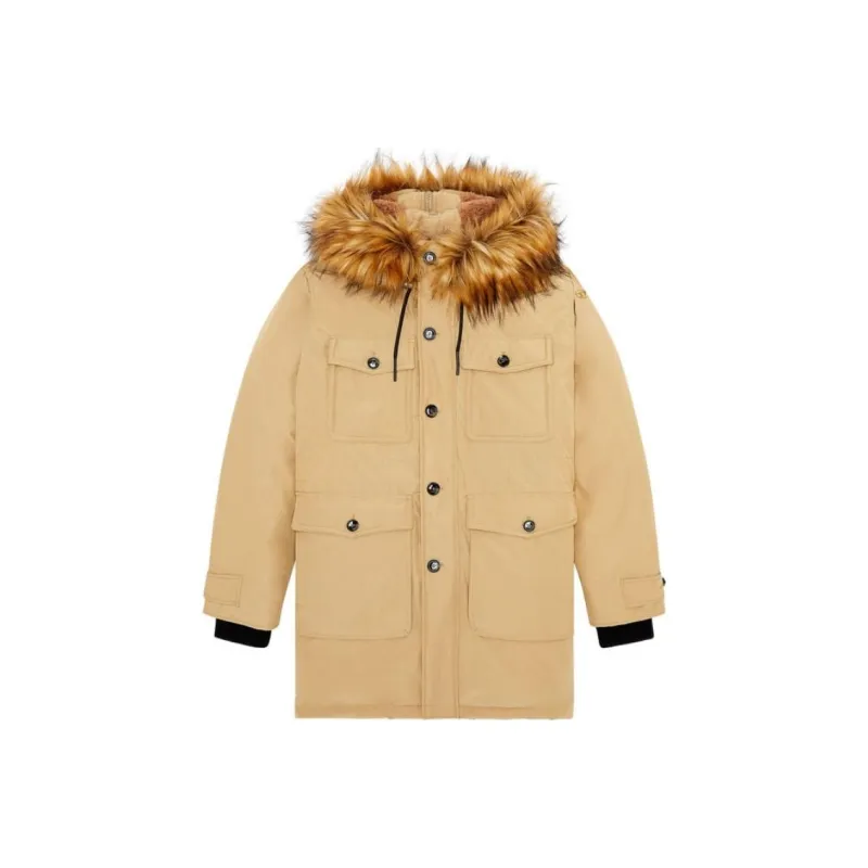 DIESEL Parka Coats Men's Light Brown-0