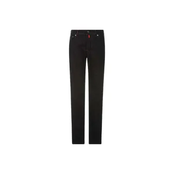 KITON Double stitching Low rise Slim fit Trousers