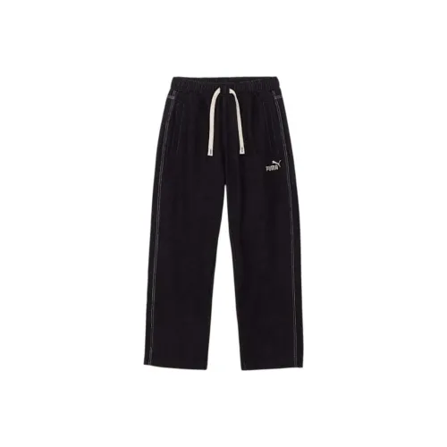 PUMA CORE HERITAGE FW24 Knitted Sports Pants Men's Black