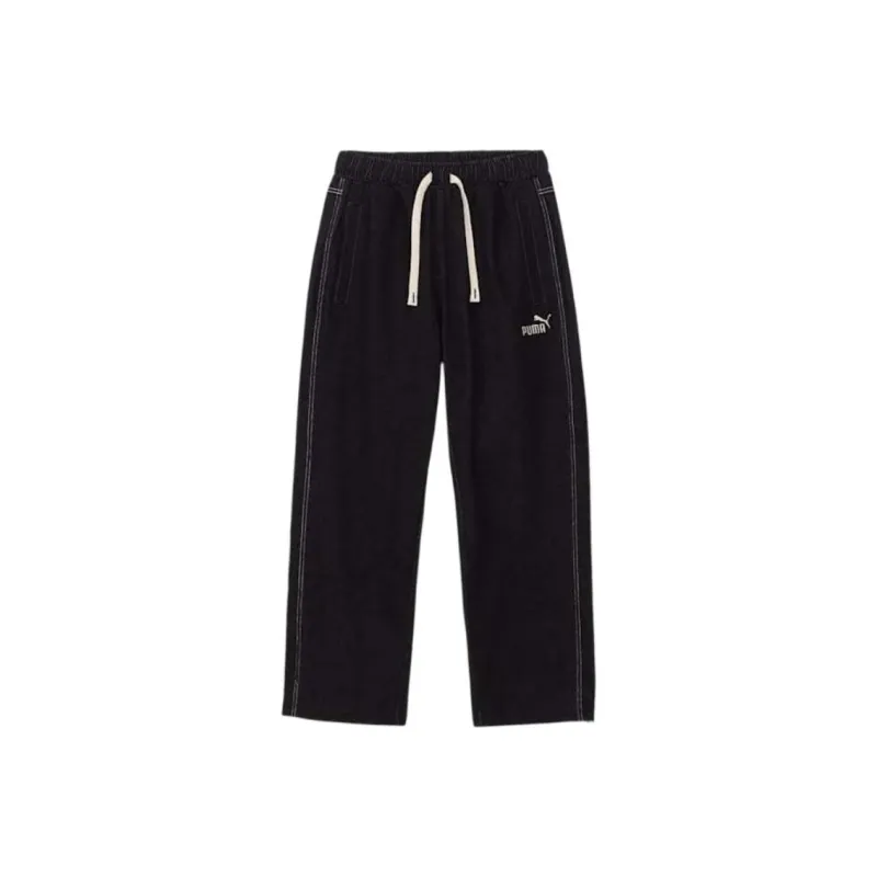 PUMA CORE HERITAGE FW24 Knitted Sweatpants Men's Black-0