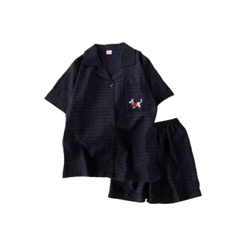 XIAFENYAN Pajama Set Women's Navy Blue